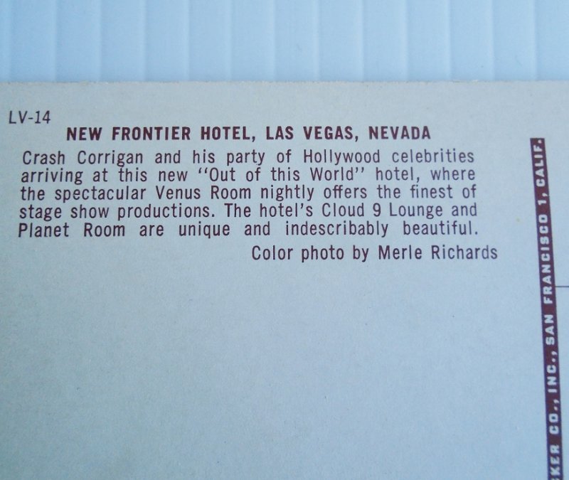 Riviera Hotel Las Vegas, NV Postcard