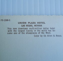 '.Union Plaza Las Vegas 1970s.'