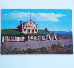 Rhyolite Depot 1950s 1960s Nevada Ghost Town Postcard