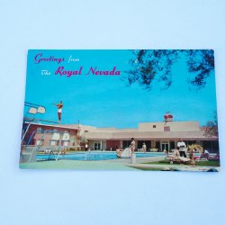 Royal Nevada Hotel Las Vegas, 1955 Postcard