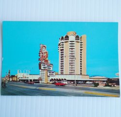 Sands Hotel Las Vegas Vintage Postcard, Tower View