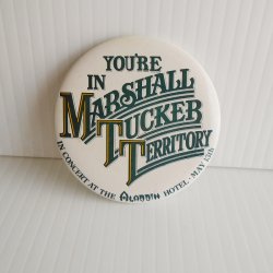 Marshall Tucker Band Aladdin Hotel Las Vegas Large 3” Pin