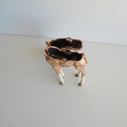 '.Giraffe Trinket Box, Jeweled.'