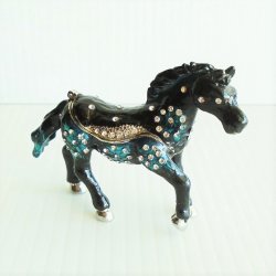 Winter’s Colt Horse Trinket Box. Objet d’Art 58, New