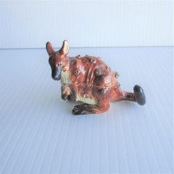 Pouch, Kangaroo Trinket Box Austrian Crystals Objet dArt 391