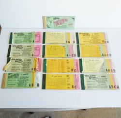 Knott’s Berry Farm, 14 Vintage Ticket Books, 88 tickets