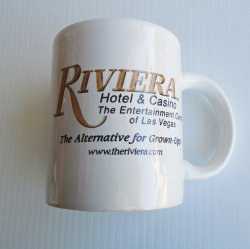 '.Riviera Hotel Coffee Cups.'