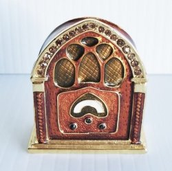 Objet d’Art Golden Age Radio Trinket Box #232