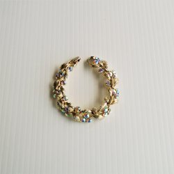 Lisner Mid Century Aurora Borealis Bracelet