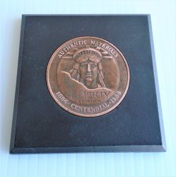 Statue of Liberty 1886 - 1986 Centennial Token, 100 year