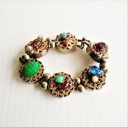 Vintage Bracelet, Very Unusual, Kitschy, and Unique