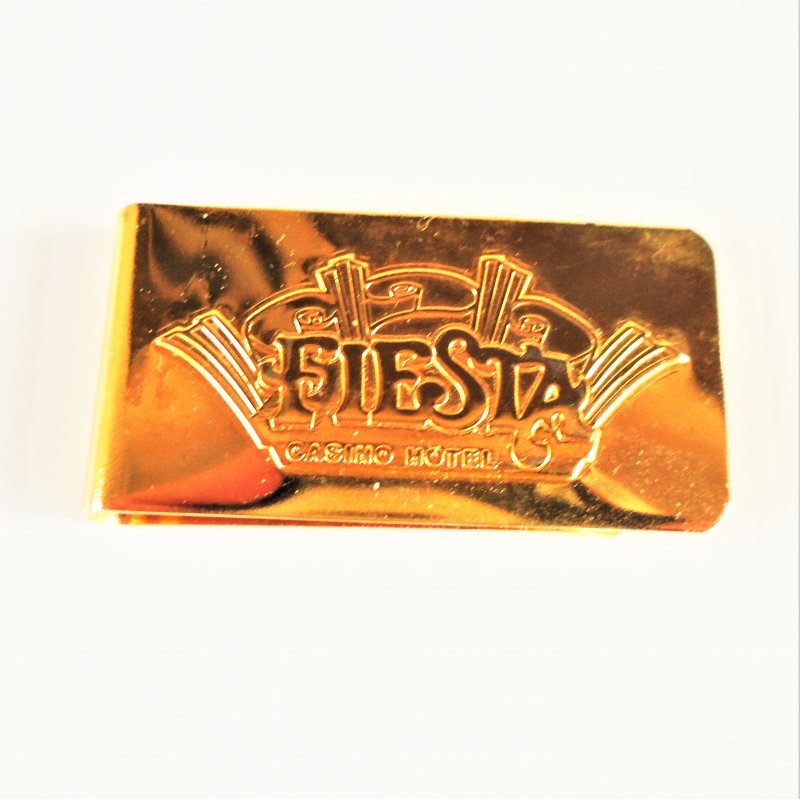 Fiesta Hotel Casino Henderson Las Vegas Nevada money clip. Estate find. Appears to be unused.