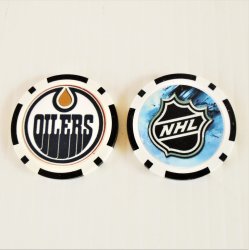 Edmonton Oilers NHL Golf Ball Marker Chips, 5 pieces