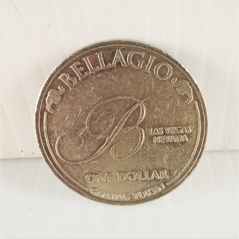 Bellagio Las Vegas $1 One Dollar Metal coin token.