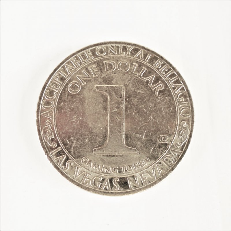 Bellagio Las Vegas $1 One Dollar Metal coin token.