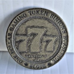 Horseshoe Hotel Casino, Las Vegas, $1 Metal Coin Token