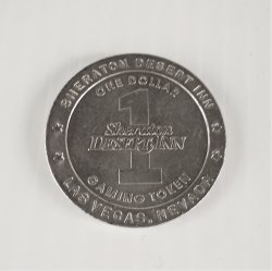 Sheraton Desert Inn Hotel Casino, Las Vegas, $1 Coin Token