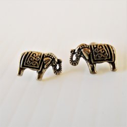 '.Elephant stud earrings.'