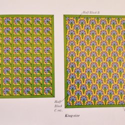 Bride’s Bouquet Quilt Pattern with Templates