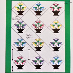 '.Amish Lily Quilt Pattern.'