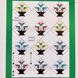 Amish Lily Quilt Pattern with Templates