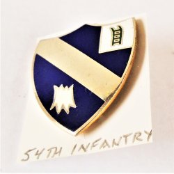 54th Army Infantry Regiment DUI Insignia Pin