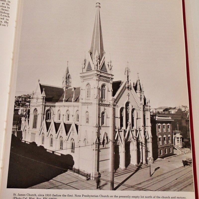 Historical sketch of St. James Parish San Francisco CA. 100 years, 1888 - 1988.