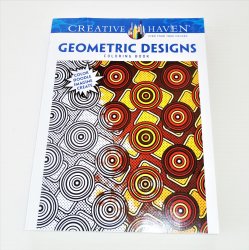 Geometric Designs, An Adult Doodle Coloring Book, New