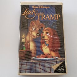 '.Lady and the Tramp Disney VHS.'