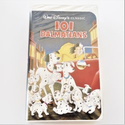 101 Dalmatians Disney Black Diamond 1992 VHS, #1263