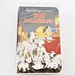 101 Dalmatians Disney Black Diamond 1992 VHS, #1263