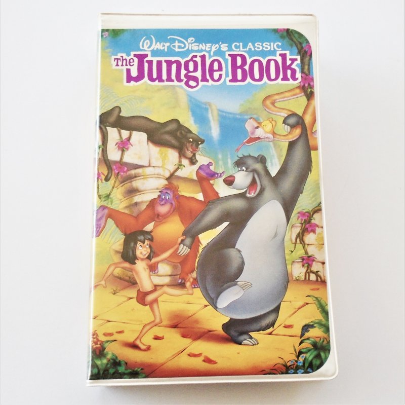 The Jungle Book VHS Video #1122. An edition of the Walt Disney Black Diamond Collection. 1991.