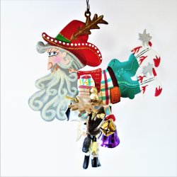Silvestri Rossi Cowboy Cook Whimsical Christmas Ornament