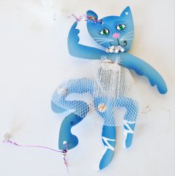 Silvestri Rossi Dance Academy Cat Christmas Ornament