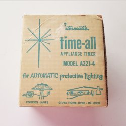 Vintage Intermatic Time All Appliance Timer A221-4, NIB