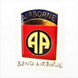 82nd Army Airborne DUI Insignia Pin