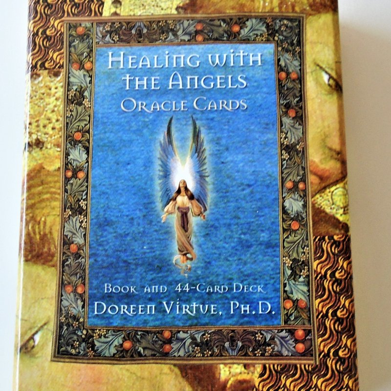 Healing With The Angels oracle cards for communicating with your guardian angels.