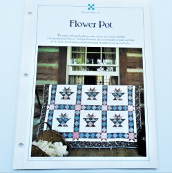 '.Flower Pot Quilt Pattern.'