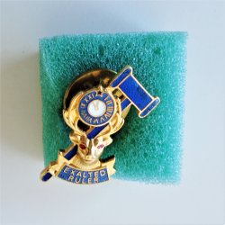 BPOE ELKS Exalted Ruler Lapel Pin