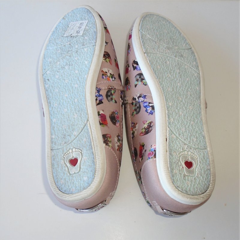 Bobs For Cats, Skechers Sz 8.5 Cat Themed Slip On Shoes