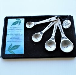Recipe For An Amazing Woman Measuring Spoons