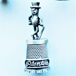 Planters Mr. Peanut Pewter Thimble