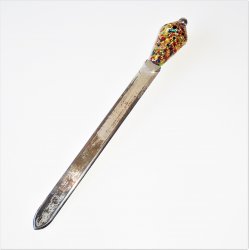 Letter Opener, Jeweled Inlaid Handle, Paranormal Estate Sale
