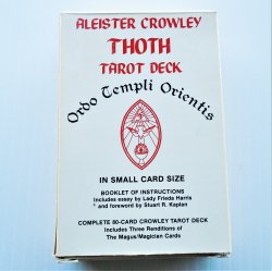 Aleister Crowley 1986 Thoth Tarot Deck, 80 Cards + Booklet