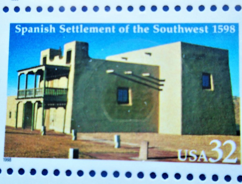 Spanish Settlement of the Southwest, USPS 445315 Stamp Sheet, 20 x .32. Sealed and in mint condition.