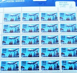 Berlin Airlift, USPS Stamp Sheet, 20 x .32