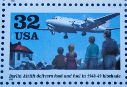 '.Berlin Airlift USPS Stamp Shee.'