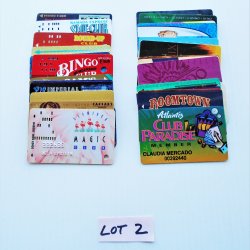 Casino Player Slot Cards, Qty of 29 Various Locals, LOT 2
