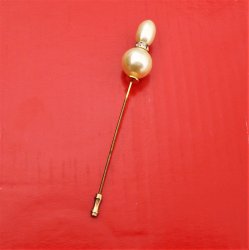 '.Faux Pearl Stick Pin.'