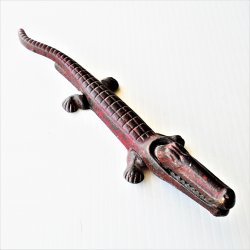 Crocodile Alligator Nut Cracker Vintage Antique, 8 inch